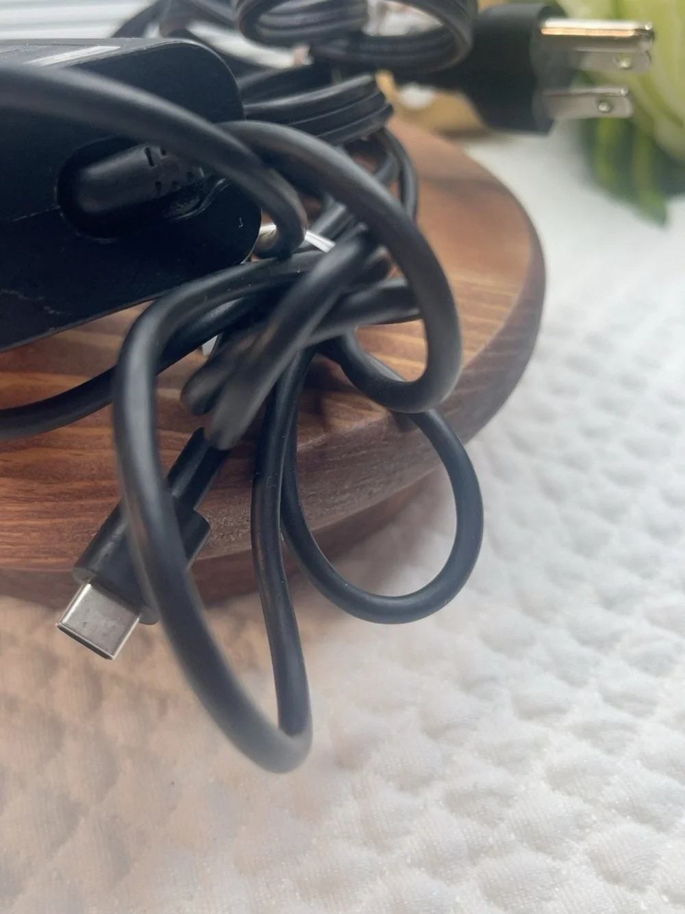 Dell Black AC Laptop Power Adapter with Attached Cord